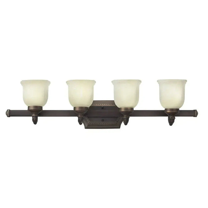 Four Bath Vanity Wall Fixture | 4 x 75W | Olde Bronze