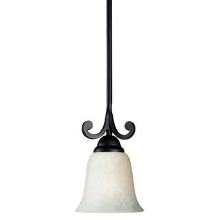 6" Mini Pendant | 60 Watt Maximum. Incandescent or LED | Matte Distressed Black Finish