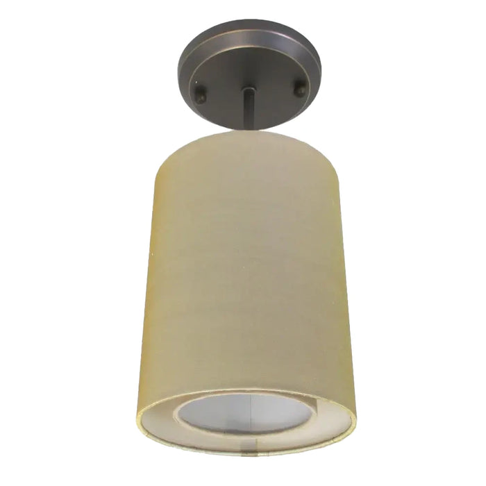 6" Semi Flush Ceiling Mount | 60 Watt Maximum. Incandescent or LED | Olde Bronze Finish