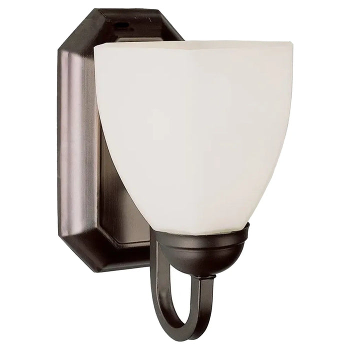 One Light Wall Sconce | 100 Watt Maximum. Incandescent or LED | Antique Copper