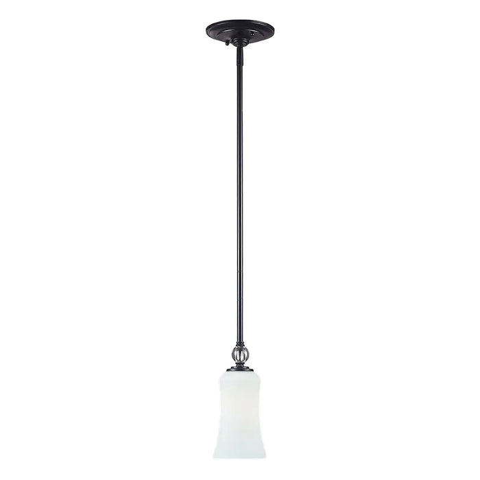 6" Hanging Mini Pendant | 100 Watt Maximum. Incandescent or LED | Matte Black