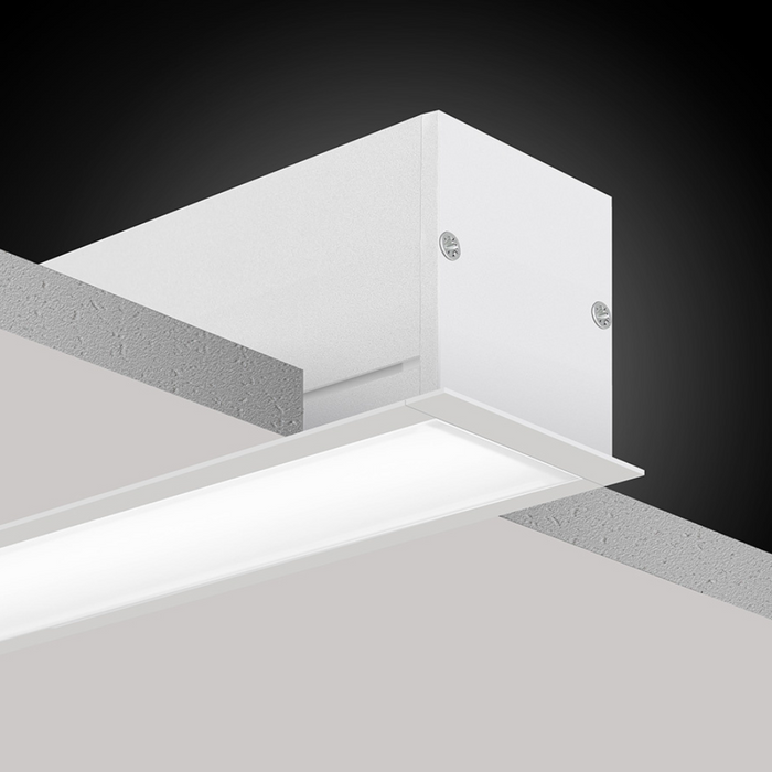4' LED Recessed Light Fixture – 28W, 277V, 3500K, 3900 Lumens