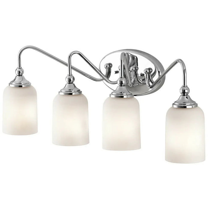 Four Bath Vanity Wall Mount | 400 Watt | Polished Chrome Finish
