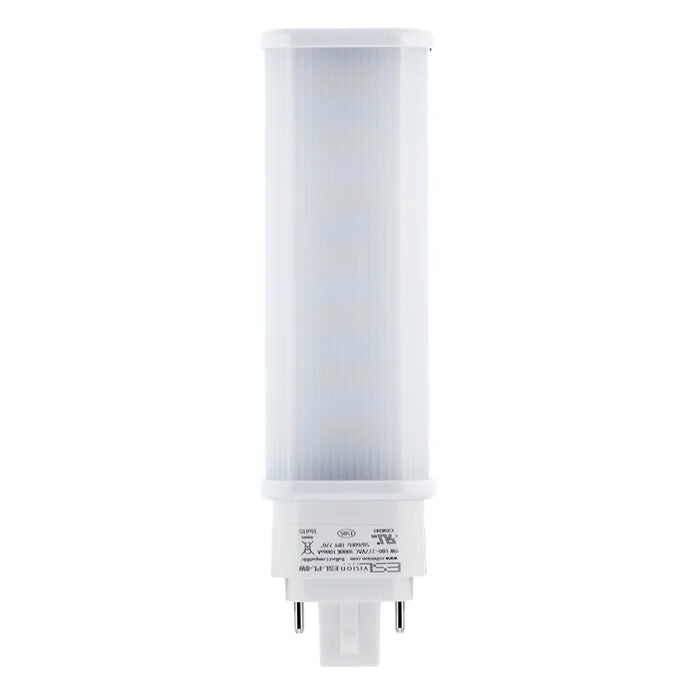 40 Pack | Rotatable CFL LED Twin Tube Replacement Lamp | Type A/B, Hybrid | G24d (2-Pin) Base | 9 Watts | 895 Lumens | 3000K | 85+ CRI | White