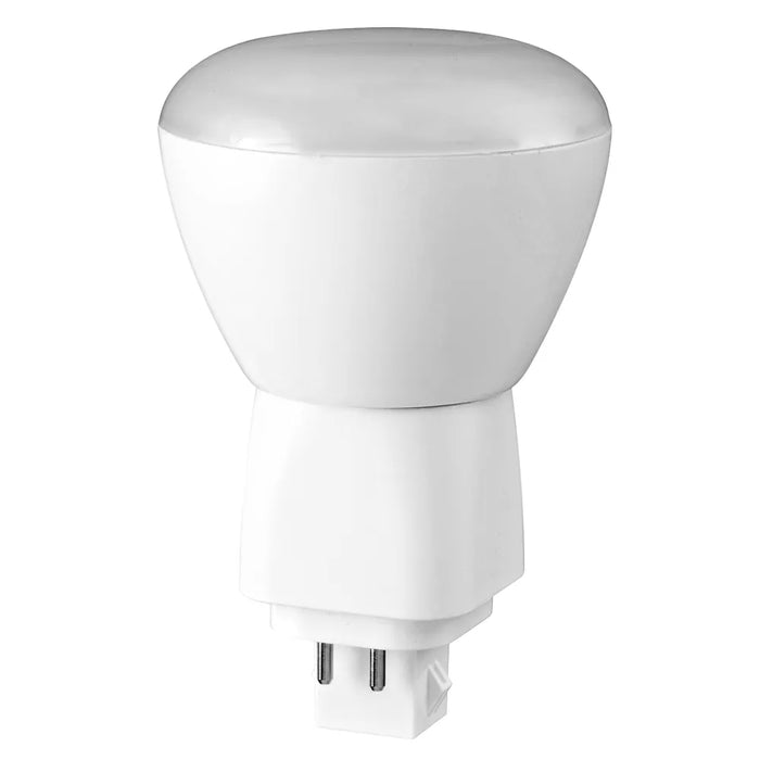 LED Replacement For BR20 CFL Lamps | Type A/B, Hybrid | G24d (2-Pin) Base | 8 Watts | 700 Lumens | 5000K | 80+ CRI | White