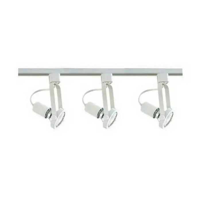 48 in. Three PAR20 Gimbal Ring Track Kit | 150W | White Finish