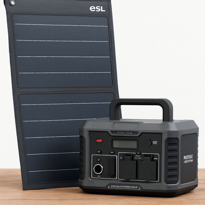 ESL Vision 1000W Power Station + 120W Solar Panel Kit